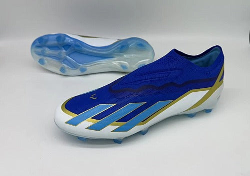 נעלי כדורגל אדידס X Crazyfast.1 Messi, סרוגות, אטומות למים, FG