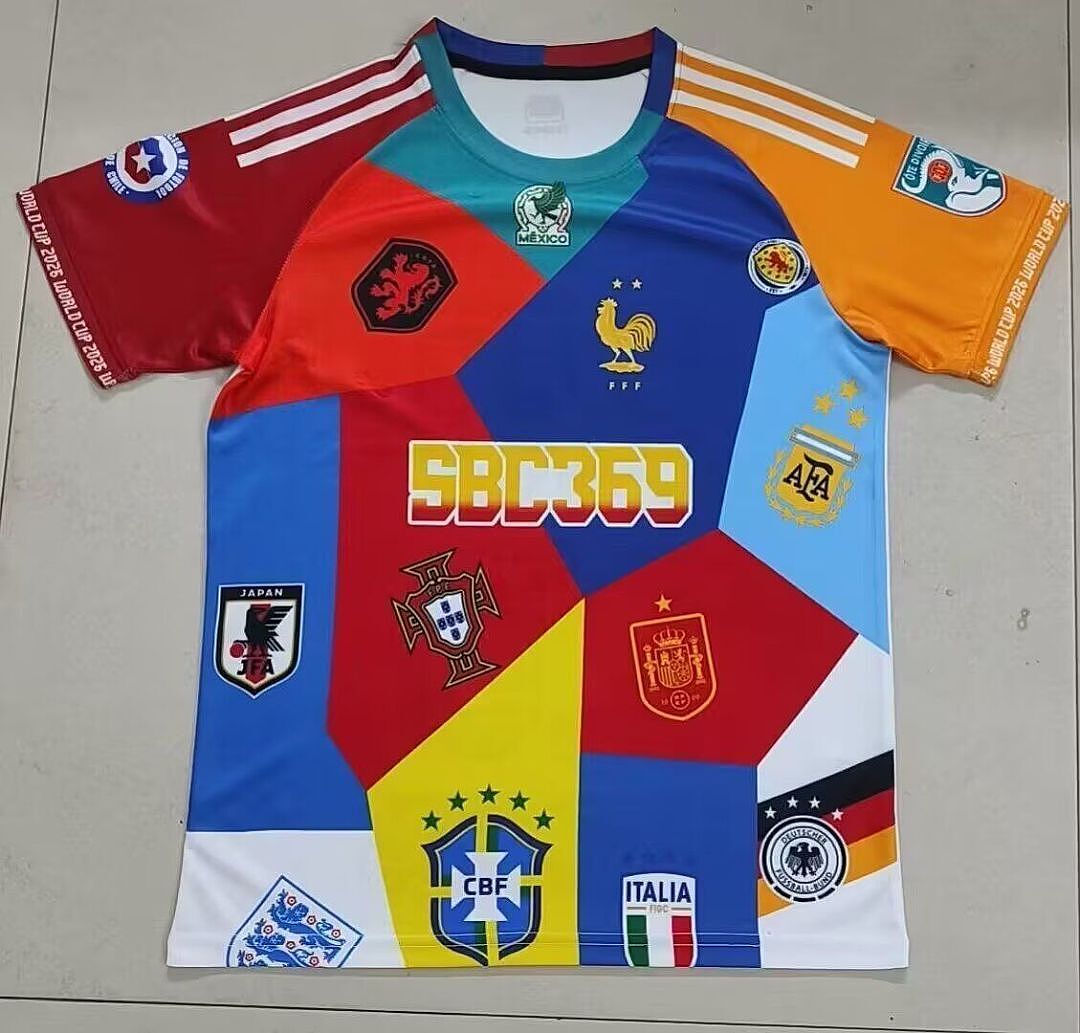 ג'רזי מיוחד מונדיאל 2026 משולב לגברים S-XXL